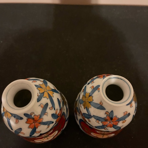 Imari Arita Ware Porcelain Sake Cups Signed Old Japanese Antique Tokkuri Rare - Picture 3 of 11